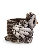 Фигурное кашпо «Сова», 2.6 л, 30×23×25 см, гипс, серое - Фото 3