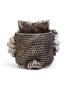 Фигурное кашпо «Сова», 2.6 л, 30×23×25 см, гипс, серое - Фото 4