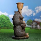 Садовая фигура "Медведи Давай дружить" 30х27х64см - Фото 8