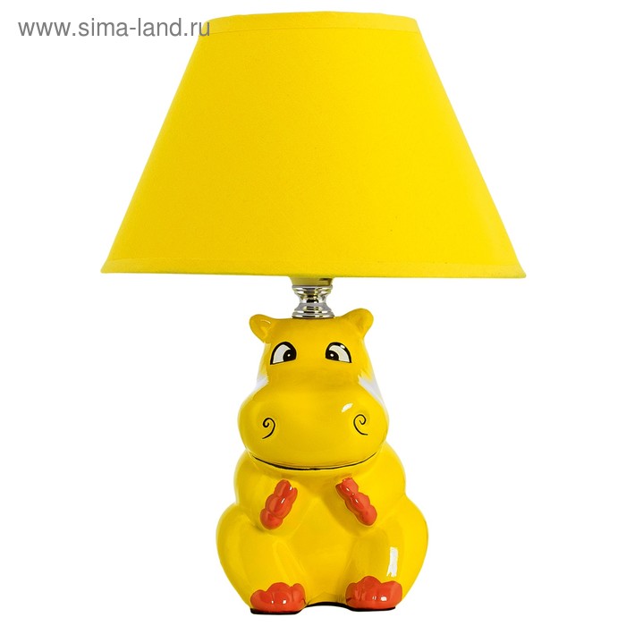 Настольная лампа Evan 40Вт E14 желтый 20x20x28см