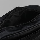 Сумка мужская, отдел на молнии, 3 наружных кармана, регулируемый ремень, цвет чёрный - Фото 6
