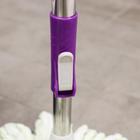 Швабра с отжимом и ведро с металлической центрифугой, 14 л, запасная насадка из микрофибры, дозатор, колёсики, цвет МИКС - Фото 4