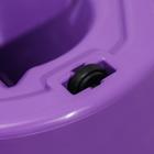 Швабра с отжимом и ведро с металлической центрифугой, 14 л, запасная насадка из микрофибры, дозатор, колёсики, цвет МИКС - Фото 10