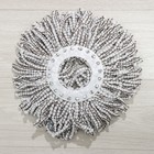 Набор для уборки: ведро на колёсиках с металлической центрифугой 14 л, швабра, запасная насадка из микрофибры, цвет МИКС - Фото 10