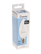 Лампа светодиодная Smartbuy, Е14, C37, 9.5 Вт, 6000 К, холодный белый свет - Фото 3