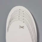 Стельки для обуви, утеплённые, универсальные, трёхслойные, р-р RU до 46 (р-р Пр-ля до 46), 29 см, пара, серые - Фото 6