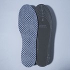 Стельки для обуви, утеплённые, универсальные, двухслойные, р-р RU до 47 (р-р Пр-ля до 46), 29,5 см, пара, цвет серый - фото 212512
