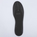 Стельки для обуви, утеплённые, универсальные, двухслойные, р-р RU до 47 (р-р Пр-ля до 46), 29,5 см, пара, цвет серый - Фото 6