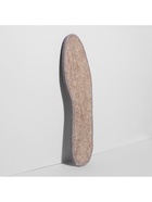 Стельки для обуви, утеплённые, двухслойные, фольгированные, окантовка, р-р RU 39 (р-р Пр-ля 41), 25.5 см, пара, серые - Фото 2