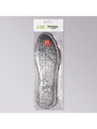 Стельки для обуви, утеплённые, двухслойные, фольгированные, окантовка, р-р RU 39 (р-р Пр-ля 41), 25.5 см, пара, серые - Фото 4