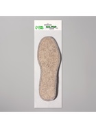 Стельки для обуви, утеплённые, двухслойные, фольгированные, окантовка, р-р RU 38 (р-р Пр-ля 40), 25 см, пара, серые - Фото 4