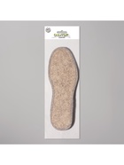 Стельки для обуви, утеплённые, двухслойные, фольгированные, окантовка, р-р RU 37 (р-р Пр-ля 39), 24.5 см, пара, серые - Фото 3