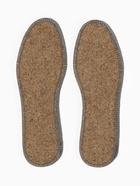 Стельки для обуви, утеплённые, двухслойные, фольгированные, окантовка, р-р RU 35 (р-р Пр-ля 37), 23.5 см, пара, серые - Фото 2