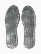 Стельки для обуви, утеплённые, двухслойные, фольгированные, окантовка, р-р RU 35 (р-р Пр-ля 37), 23.5 см, пара, серые - Фото 3