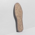 Стельки для обуви, утеплённые, двухслойные, фольгированные, окантовка, р-р RU 35 (р-р Пр-ля 37), 23,5 см, пара, цвет серый - фото 212543