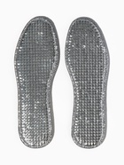 Стельки для обуви, утеплённые, двухслойные, фольгированные, окантовка, р-р RU 34.5 (р-р Пр-ля 36), 23 см, пара, серые - Фото 3