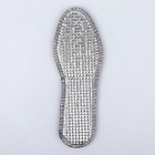 Стельки для обуви, утеплённые, двухслойные, фольгированные, окантовка, р-р RU 34,5 (р-р Пр-ля 36), 23 см, пара, цвет серый - Фото 5