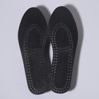 Стельки для обуви, универсальные, дышащие, р-р RU до 44 (р-р Пр-ля до 46), 28 см, пара, чёрный - фото 212558