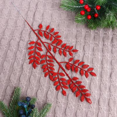 Декор блеск «Веточка мирта», 16×30 см, МИКС