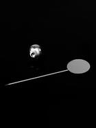 Основа для булавки с шариком d=1 см (набор 5 шт.), L=5 см, площадка 1.5 см, цвет серебро - Фото 6