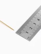 Основа «Брошь-игла» с шариком d=1.2 см (набор 5 шт.), L=5 см, площадка 1.5 см, цвет золото 3527002