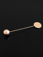 Основа «Брошь-игла» с шариком d=1.2 см (набор 5 шт.), L=7 см, площадка 1.5 см, цвет золото - Фото 8