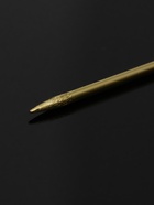 Основа «Брошь-игла» с шариком d=1.2 см (набор 5 шт.), L=7 см, площадка 1.5 см, цвет золото - Фото 7