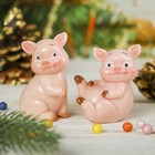 Сувенир полистоун "Хрюша скромник" МИКС  6,8х4х3,7 см - Фото 1