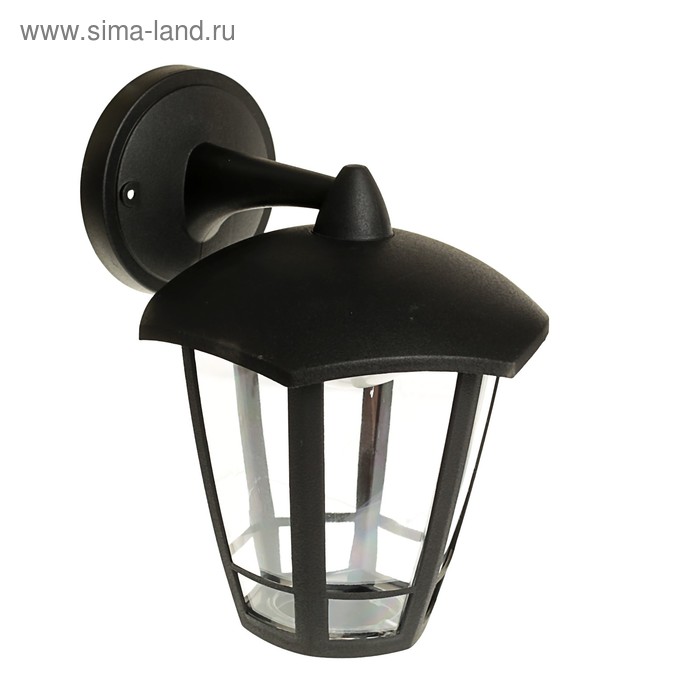 Светильник Luazon 03A-2, садово-парковый, 8 Вт, 640 Лм, шестигранник, вниз, черный - Фото 1