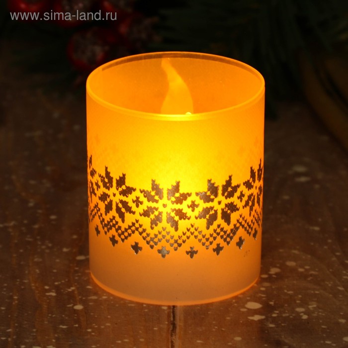 Электронная свеча «Вязка», 5 х 5,7 см - Фото 1