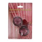 Подхват для штор на ленте "Круг", d=3,8см, цвет бордовый - Фото 2