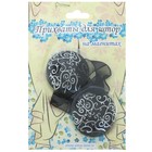 Подхват для штор на ленте "Орнамент", d=4см, цвет чёрно-золотой - Фото 2