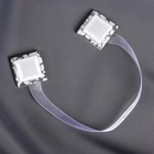 Подхват для штор «Квадрат», 3.5×3.5 см, белый - Фото 2