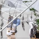 Сушилка для белья подвесная Доляна «Стиль», 31×31 см, 15 прищепок - Фото 2