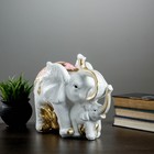 Копилка "Слон со слонёнком" золотой, 16х33х25см МИКС - Фото 9