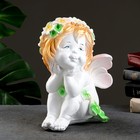 Фигура "Фея сидя" 21х20х29 см, белая - Фото 2