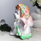 Фигура "Фея сидя" 21х20х29 см, белая - Фото 5