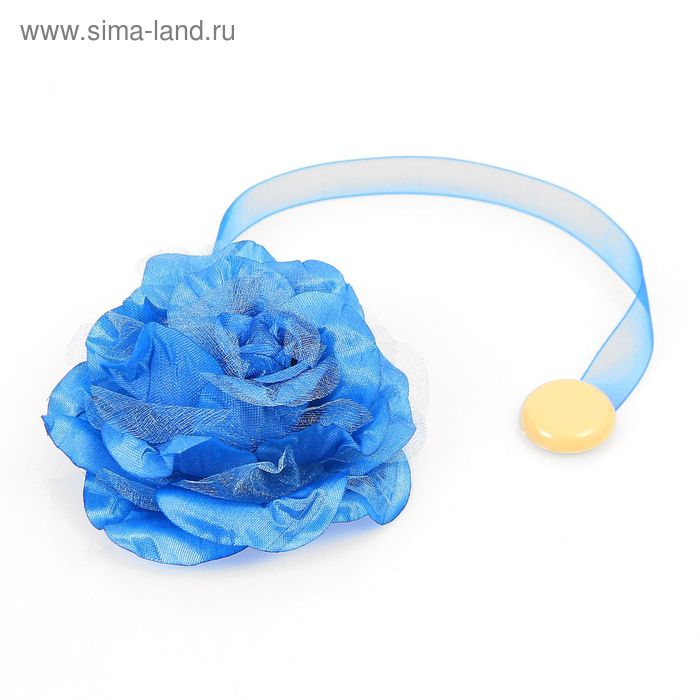 Подхват для штор на ленте "Роза", цвета МИКС - Фото 1