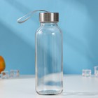 Бутылка для воды стеклянная в чехле «У моря», 300 мл, h=17,5 см, рисунок МИКС - фото 9869627