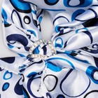 Комплект "Пузырьки" (платок женский 50*50 см, кольцо), цвет синий - Фото 2