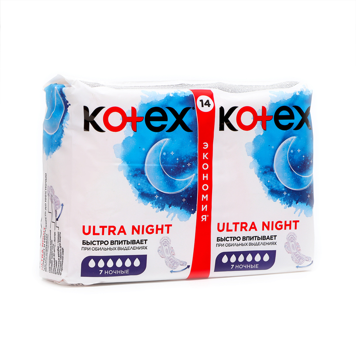 KOTEX прокладки Ultra Net Night 14
