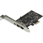 Контроллер PCI-E VIA6307 1xIEEE1394(4p) 2xIEEE1394(6p) Ret - Фото 1