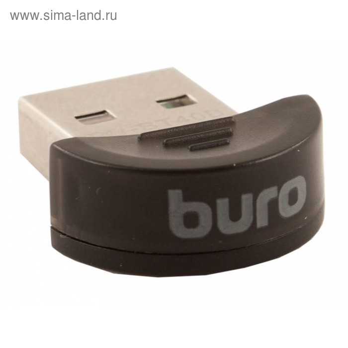 Адаптер USB Buro BU-BT40B Bluetooth 4.0+EDR class 1.5 20м черный - Фото 1