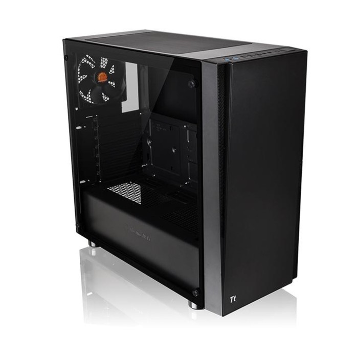 Корпус Thermaltake Versa J21 TG без БП ATX 2x120mm 2xUSB2.0 2xUSB3.0 audio bott PSU черный - фото 51295533