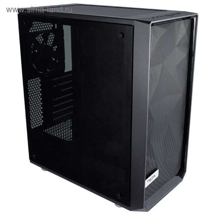 Корпус Fractal Design Meshify Mini C TG без БП mATX 2xUSB3.0 audio bott PSU черный - Фото 1