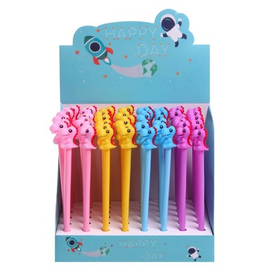 Ручка-прикол Calligrata «Дракон», чёрный стержень, гелевая, МИКС