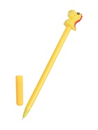Ручка-прикол «Динозавр», гелевая, жёлтая - Фото 3