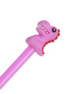 Ручка-прикол «Динозавр», гелевая, сиреневая  (артикул 3567733)  большой выбор товаров оптом и в розницу по низким ценам с доставкой