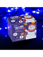 Гирлянда «Нить» 5 м, IP20, прозрачная нить, 50 LED, 8 режимов, 220 В, свечение фиолетовое - Фото 10