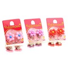 Серьги-клипсы детские "Выбражулька", цвет МИКС - Фото 1